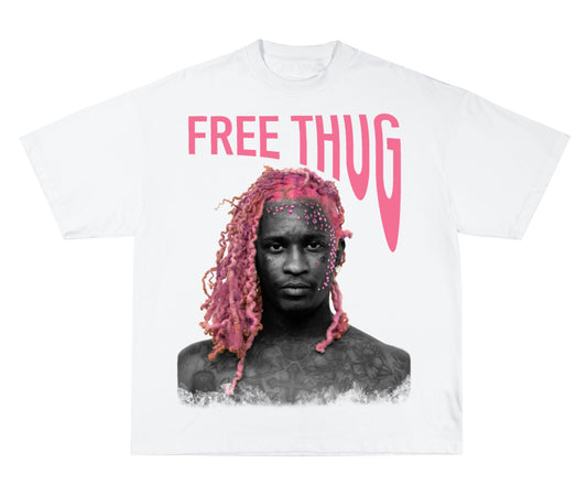 Pink Free Thug Artist Tee